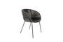 Miniature Feston Black Armchair Clipped