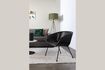 Miniature Feston Black Lounge Chair 1