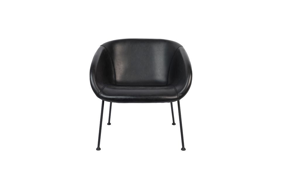 Feston Black Lounge Chair - 9