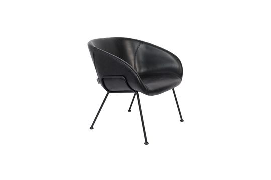 Feston Black Lounge Chair Clipped