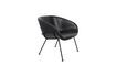 Miniature Feston Black Lounge Chair 7