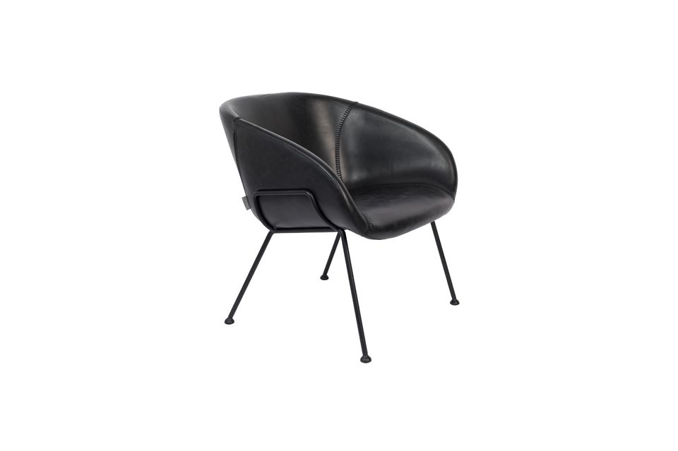 This elegant chair is ideal for enhancing a contemporary space