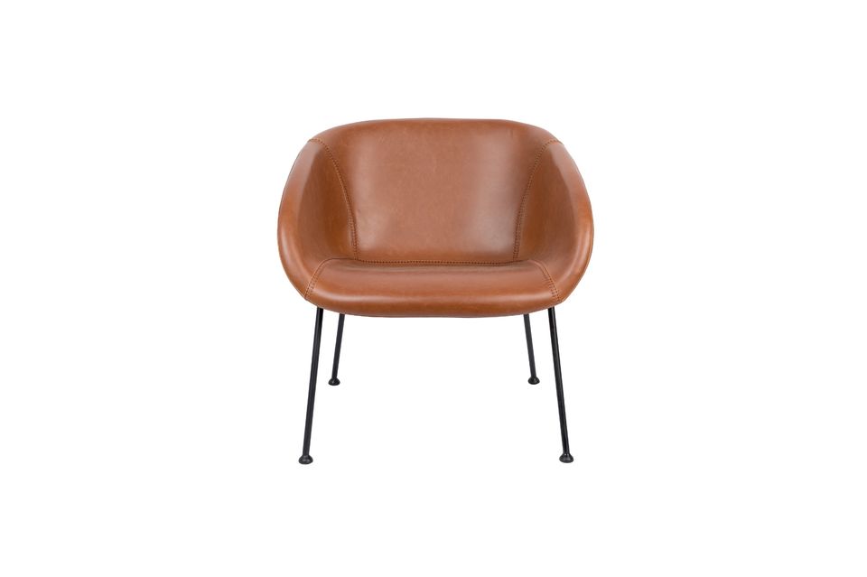 Feston Brown Lounge Chair - 9