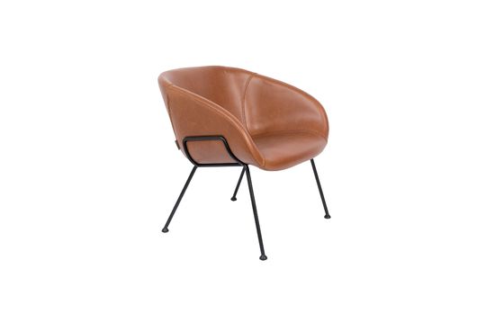Feston Brown Lounge Chair Clipped