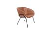 Miniature Feston Brown Lounge Chair 1