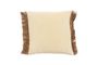 Miniature Feuchy Cushion cover in yellow velvet Clipped