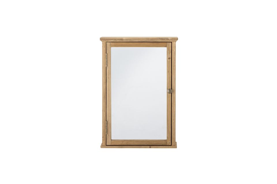 Fir wood mirror cabinet Halden Bloomingville