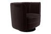 Miniature Fleur black Lounge Armchair 7