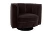 Miniature Fleur black Lounge Armchair 1