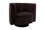 Miniature Fleur black Lounge Armchair Clipped