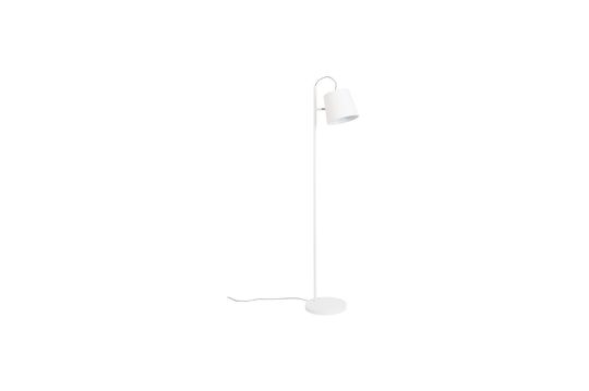 Floor Lamp Buckle Head white Clipped
