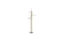Miniature Floor lamp in gold metal Balance Clipped
