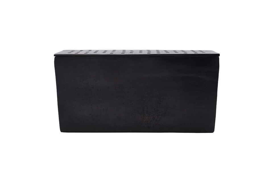 Flow black brass aluminum vase House Doctor