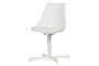 Miniature Flow white plastic and metal chair Clipped
