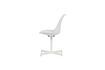 Miniature Flow white plastic and metal chair 5