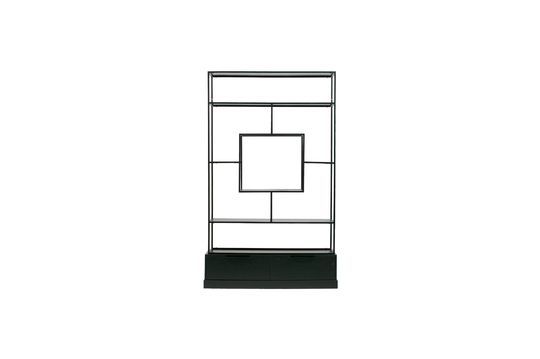 Fons black wood and metal cabinet