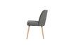 Miniature Force dark grey sheepskin effect chair 3