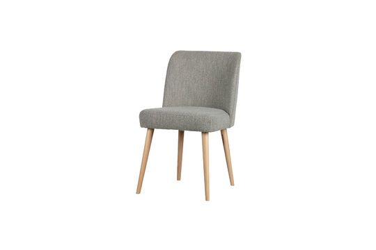 Force light grey sheepskin effect chair