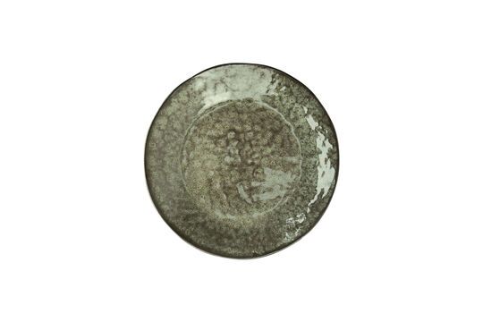 Forest green ceramic plate Clipped