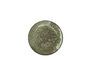 Miniature Forest green ceramic small plate Clipped