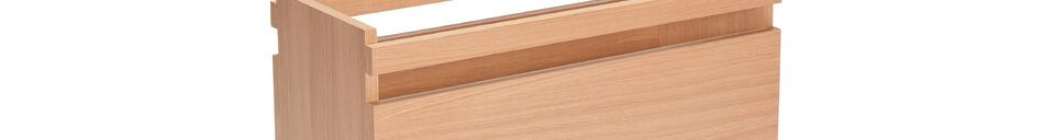 Material Details Forma light wood planter