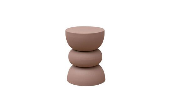 Forms pink metal side table