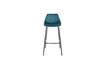 Miniature Franky bar stool in petrol blue 12