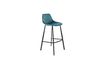 Miniature Franky bar stool in petrol blue 1