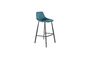 Miniature Franky bar stool in petrol blue Clipped