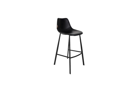 Franky black bar stool Clipped