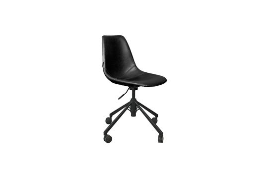Franky black office chair Clipped