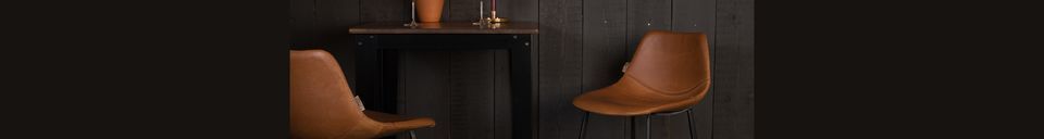 Material Details Franky brown bar stool