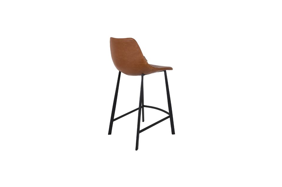 Its elegant seat reveals visible seams and a comfortable rounded shape