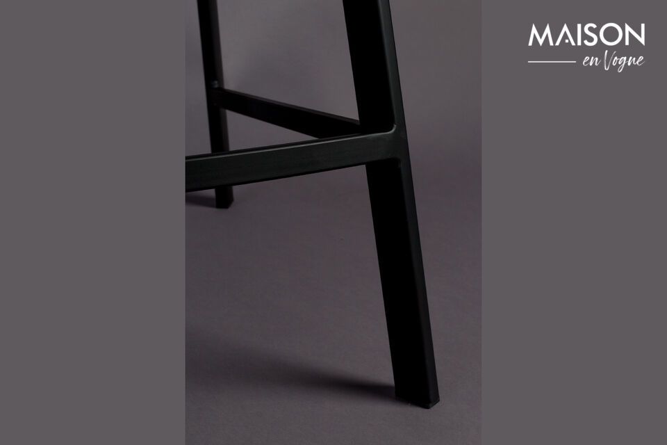 Harmonize your interior with this stool with elegant finishes
