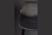 Miniature Franky grey velvet bar stool 8