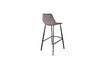 Miniature Franky grey velvet bar stool 10