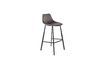 Miniature Franky grey velvet bar stool 9