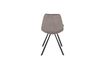 Miniature Franky grey velvet chair 6