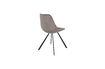 Miniature Franky grey velvet chair 7