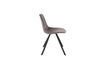 Miniature Franky grey velvet chair 8