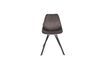 Miniature Franky grey velvet chair 9