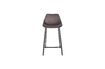 Miniature Franky grey velvet counter stool 11