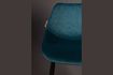 Miniature Franky petroleum blue velvet counter Stool 8