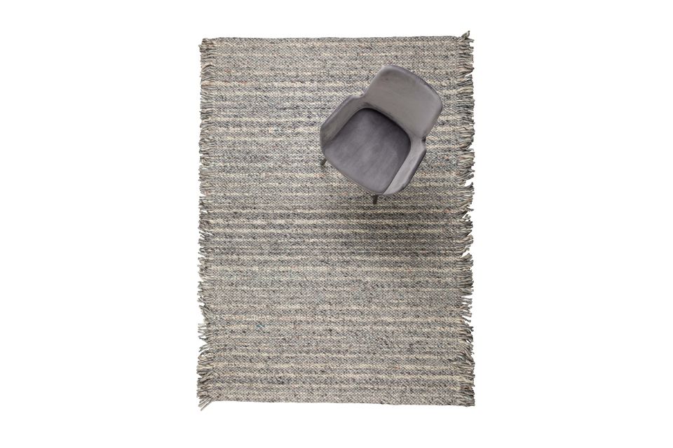 Hand woven, this rug will immediately make an impression in any room