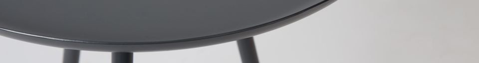 Material Details Frost Charcoal Side Table