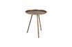 Miniature Frost copper finish side table 8