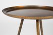 Miniature Frost copper finish side table 3