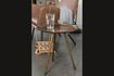 Miniature Frost copper finish side table 1
