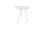 Miniature Frost Side table White Clipped