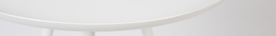 Material Details Frost Side table White